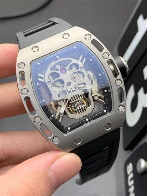 richard mille skull replica review|richard mille skull tourbillon.